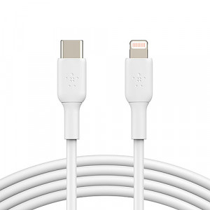 Kabel Belkin Boost Charge USB-C till lightning 1 m vit